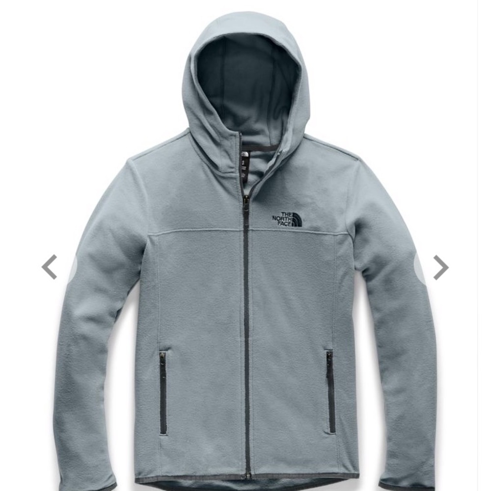 The North Face purple fleece zip hoodie - Picture 5 of 6